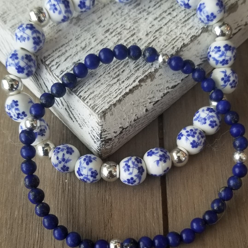 Beautiful! Handmade bracelet stack